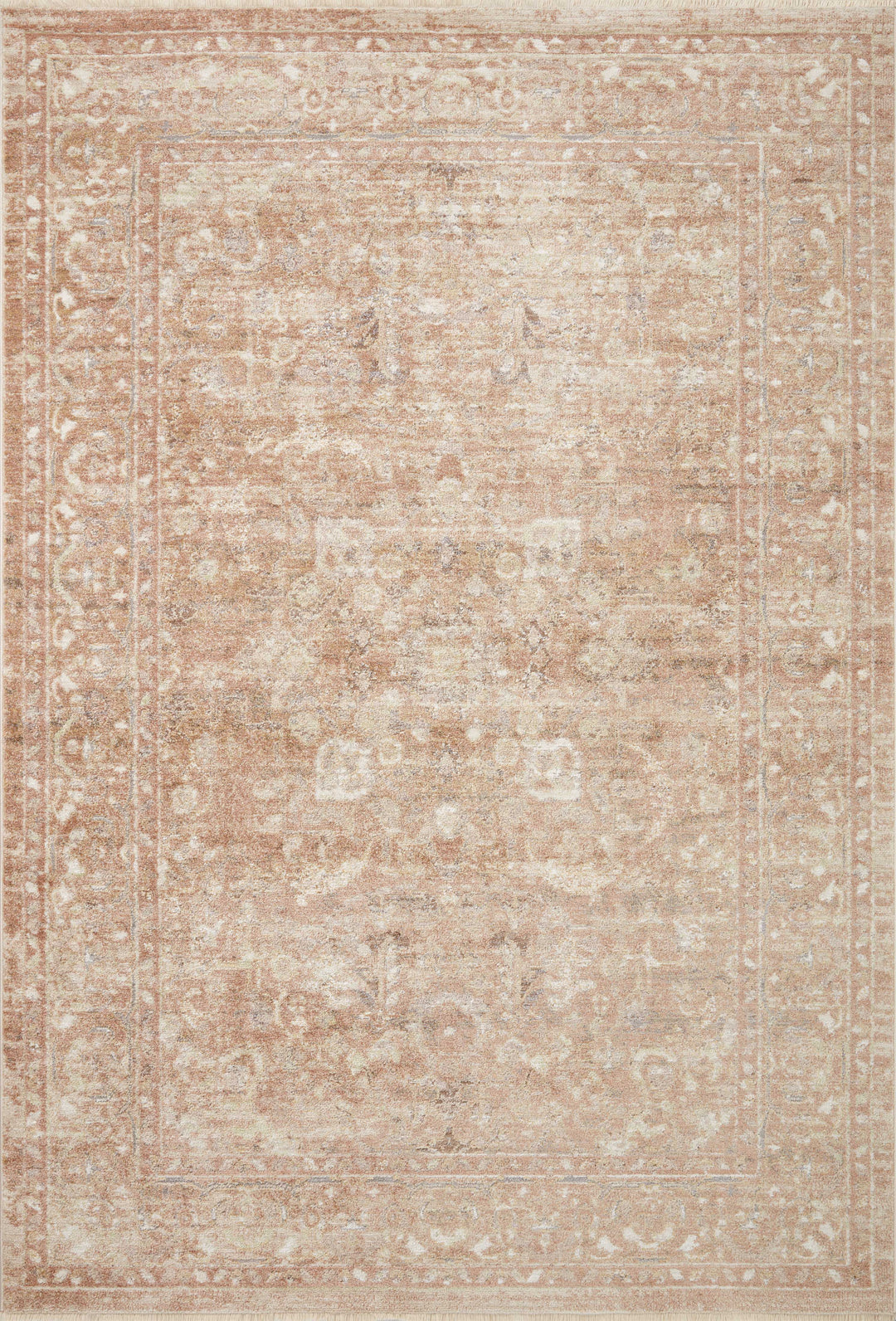 Loloi Sonnet Terracotta / Natural Accent Rug