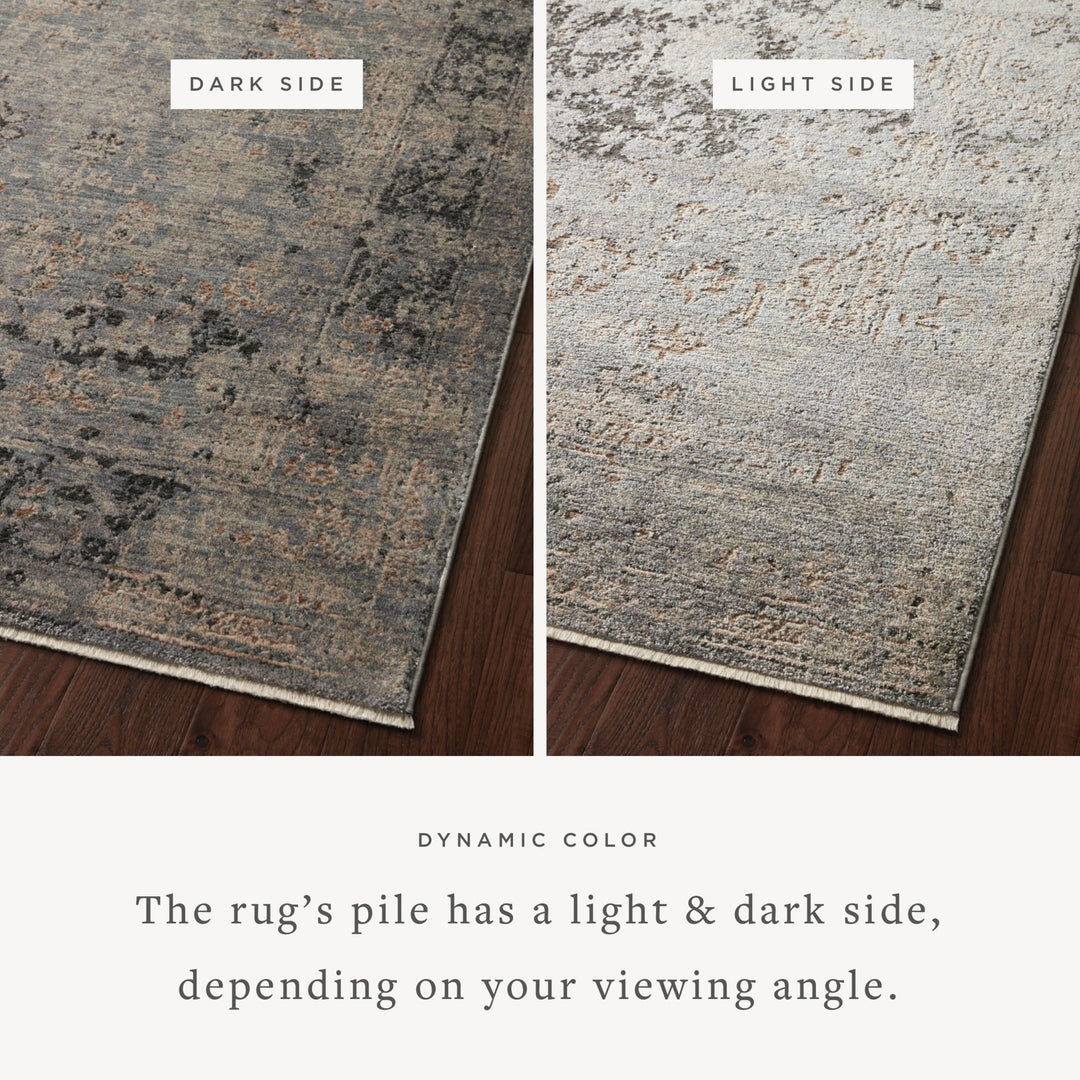 Loloi Sonnet Charcoal / Slate Accent Rug
