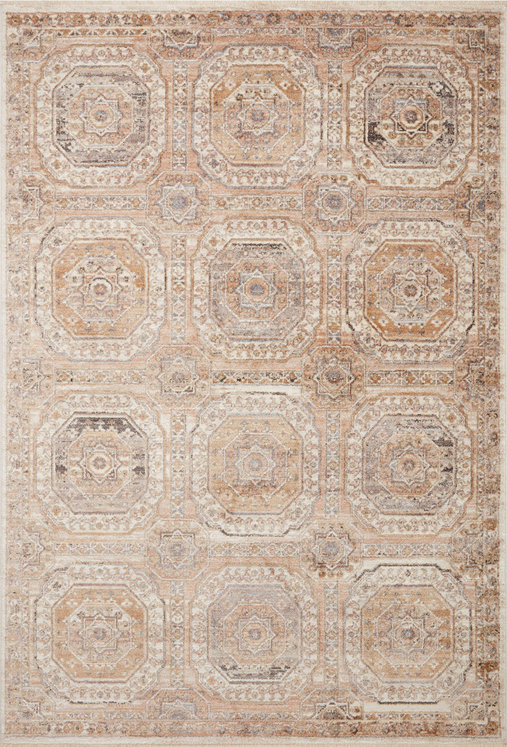 Loloi Sonnet Apricot / Multi Accent Rug