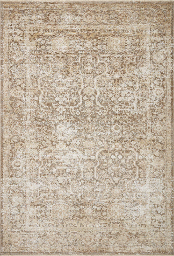 Loloi Sonnet Mocha / Tan Accent Rug