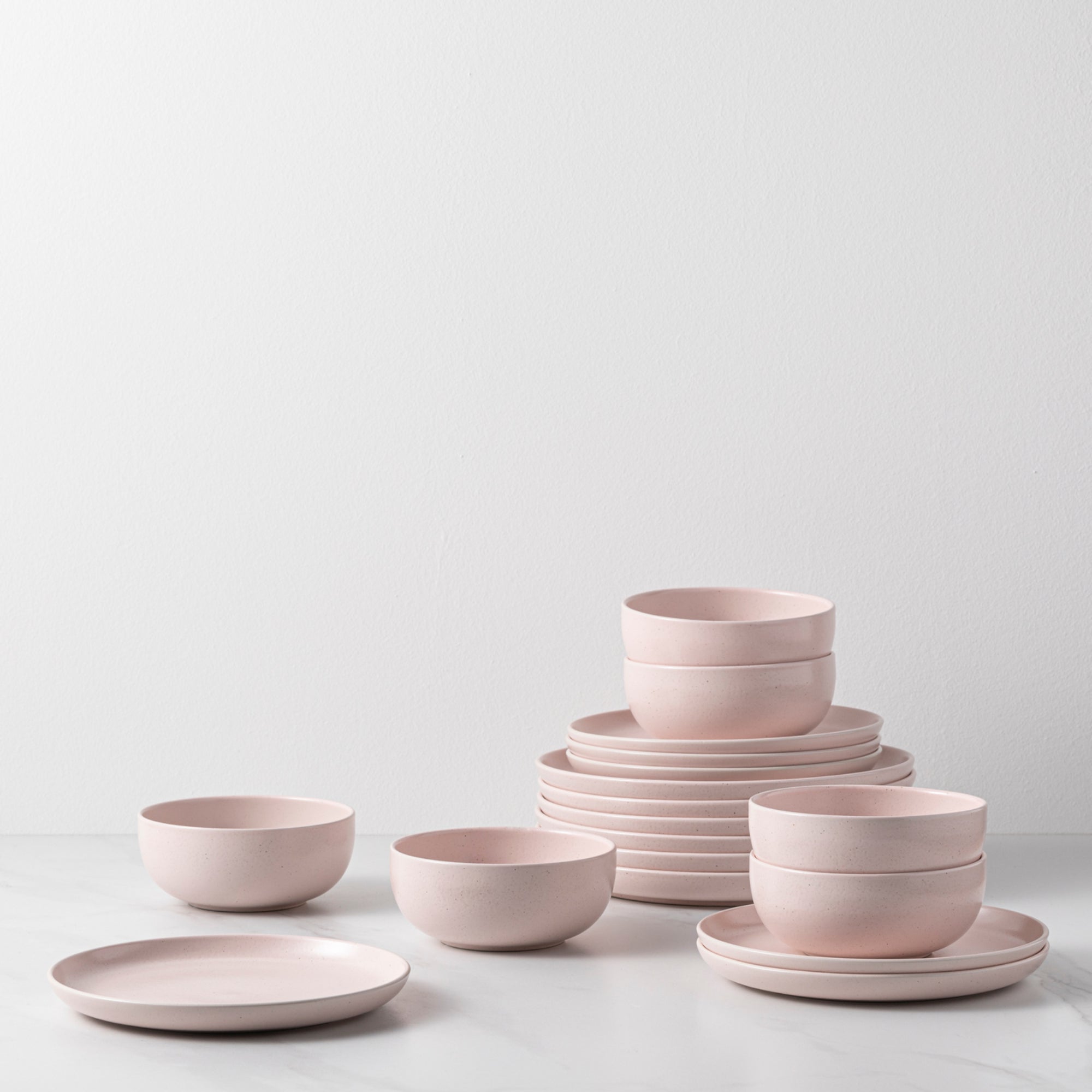   Pacific Rose 皿 6枚セット Casafina Pacifica Fine Stoneware Dinnerware (Marshmallow Rose)