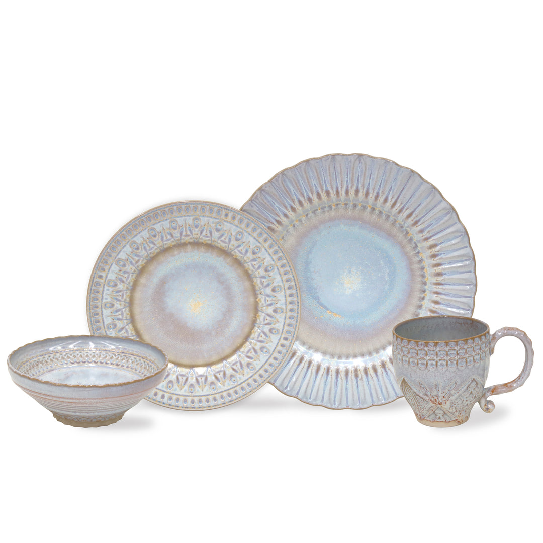 Costa Nova Cristal Fine Stoneware Dinnerware (Nacar)