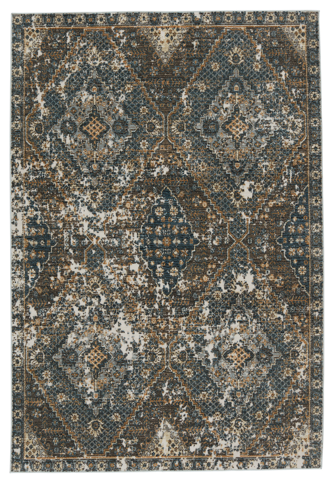 Vibe By Jaipur Living Julia Indoor/ Outdoor Medallion Blue/ Gold Area Rug (SWOON - SWO18)