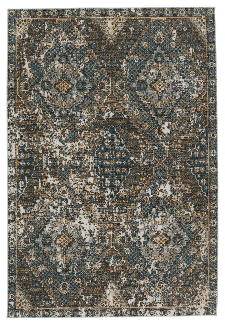 Vibe By Jaipur Living Julia Indoor/ Outdoor Medallion Blue/ Gold Area Rug (SWOON - SWO18)