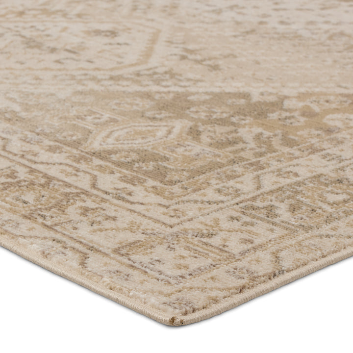 Vibe by Jaipur Living Rush Indoor/Outdoor Medallion Beige/ Tan Area Rug (SWOON - SWO21)