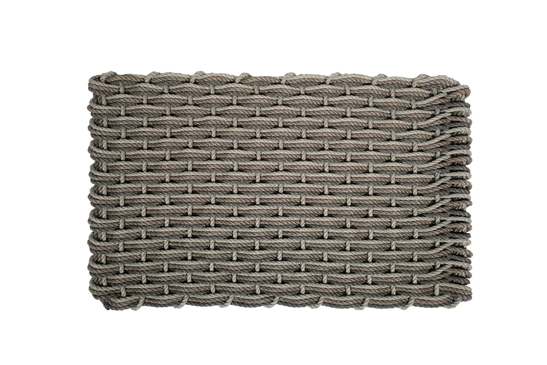 The Rope Co. Collection Handwoven Doormat (Sage + Mushroom + Blue Spruce)