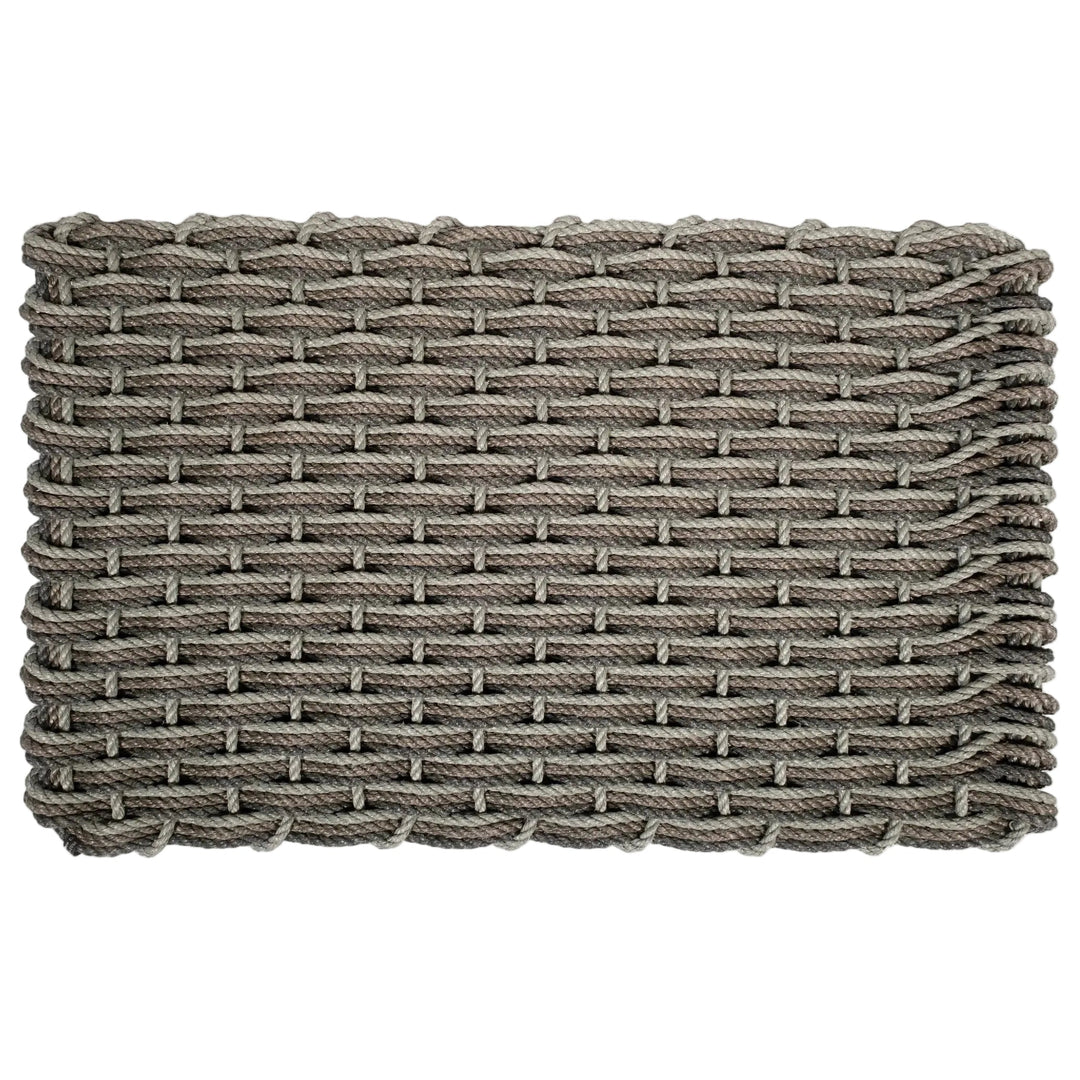 The Rope Co. Collection Handwoven Doormat (Sage + Mushroom + Blue Spruce)