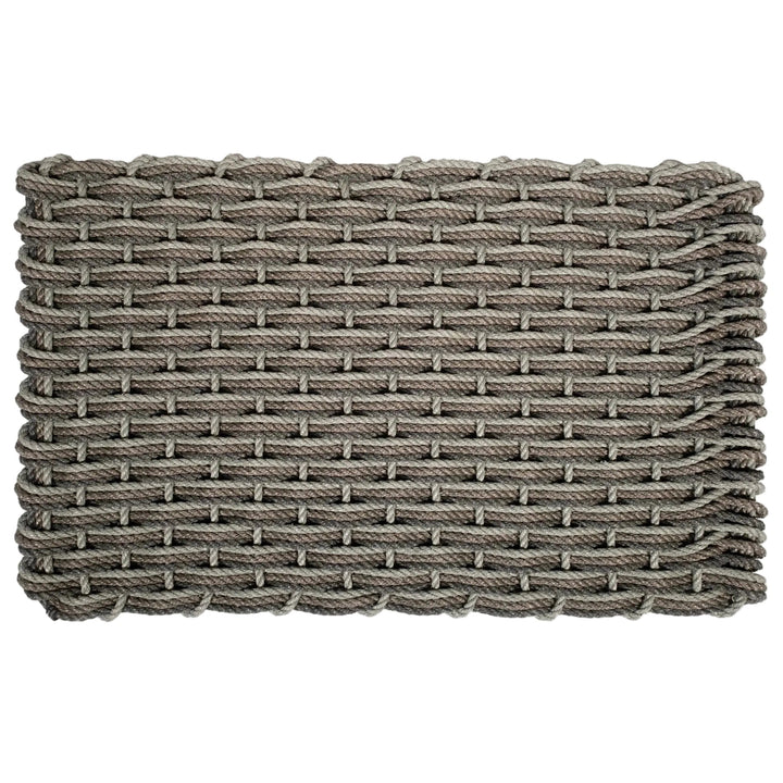 The Rope Co. Collection Handwoven Doormat (Sage + Mushroom + Blue Spruce)