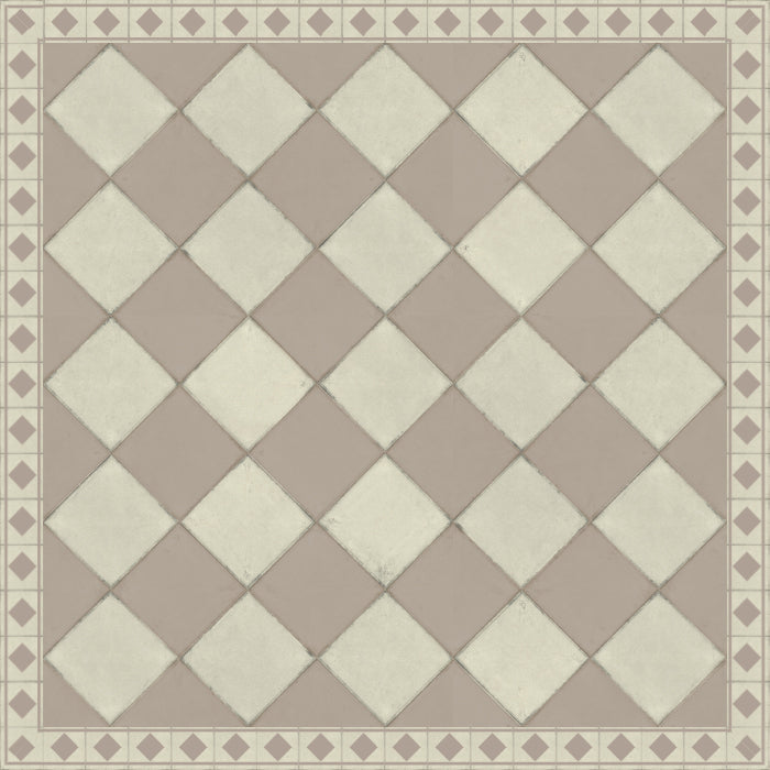 Adama Vinyl Floor Rug (Casual Beige)