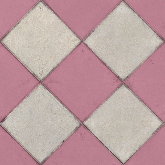 Adama Vinyl Floor Rug (Class Pink)