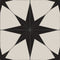 Adama Vinyl Floor Rug (Nightsky Black No Border)