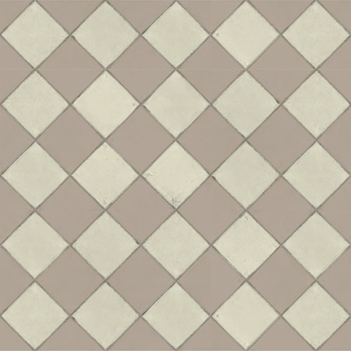 Adama Vinyl Floor Mat/Rug (Teatime Beige)