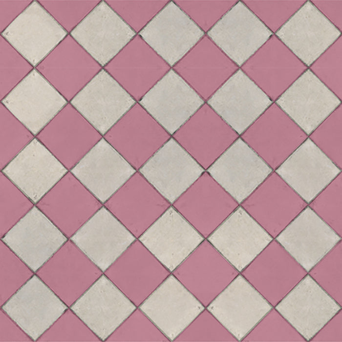 Adama Vinyl Floor Mat/Rug (Teatime_Pink)