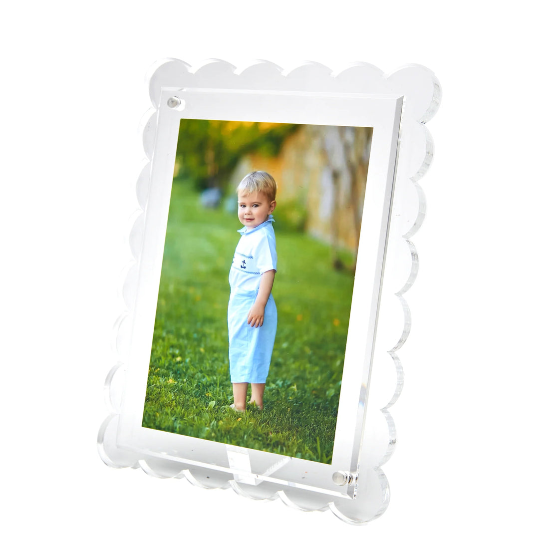 Tara Wilson Design Scallop Picture Frame (Clear)