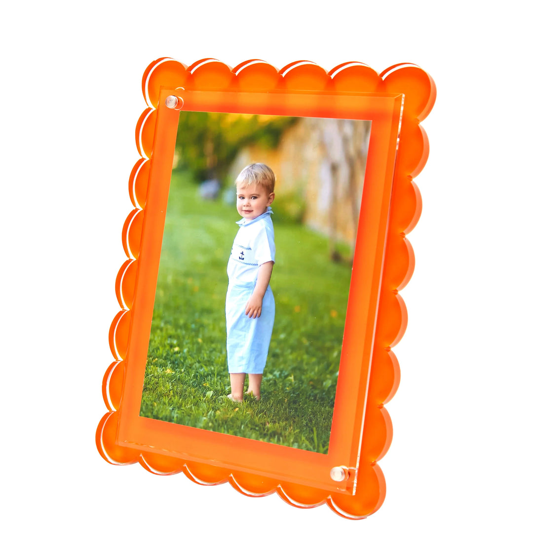 Tara Wilson Design Scallop Picture Frame (Orange)