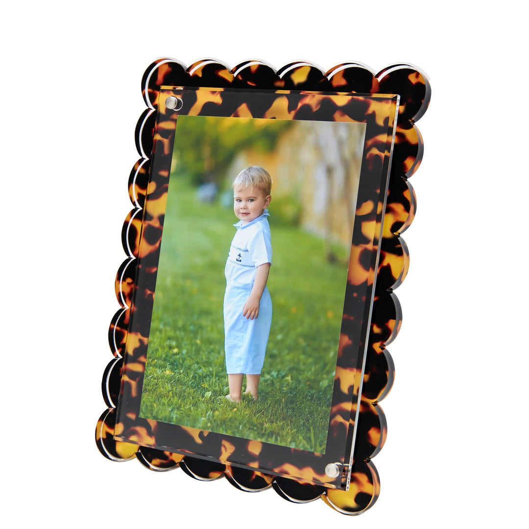 Tara Wilson Design Scallop Picture Frame (Tortoise)