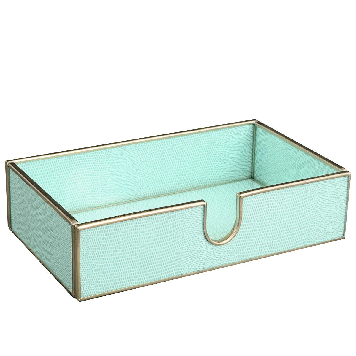 Sea Foam Faux Lizard Bathroom Accessories - Thumbnail 4