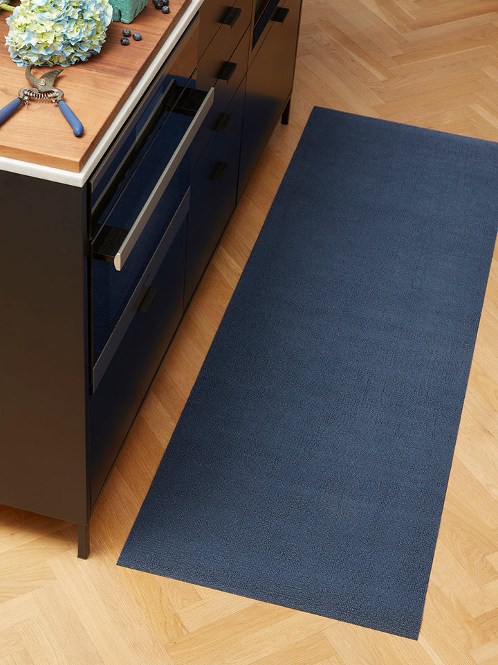 Chilewich Solid Shag Indoor/Outdoor Floor Mats (Indigo)