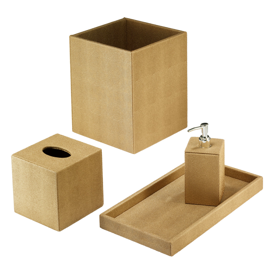 Stingray Vinyl Bathroom Accessories (Gold)