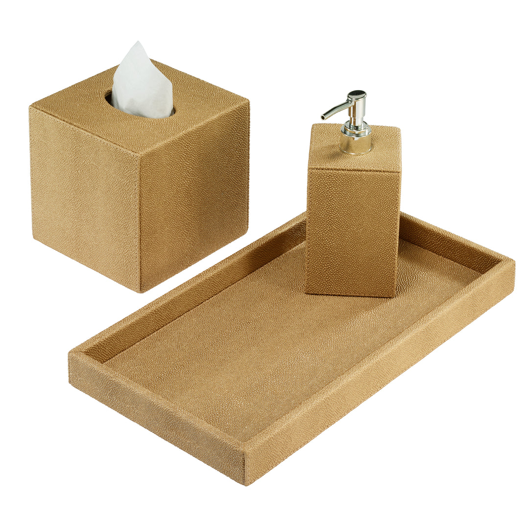 Stingray Vinyl Bathroom Accessories (Gold)