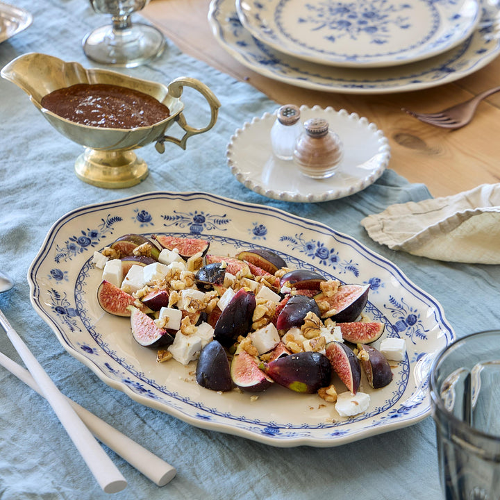 Costa Nova Vila Fine Stoneware Dinnerware (Beige-Blue)