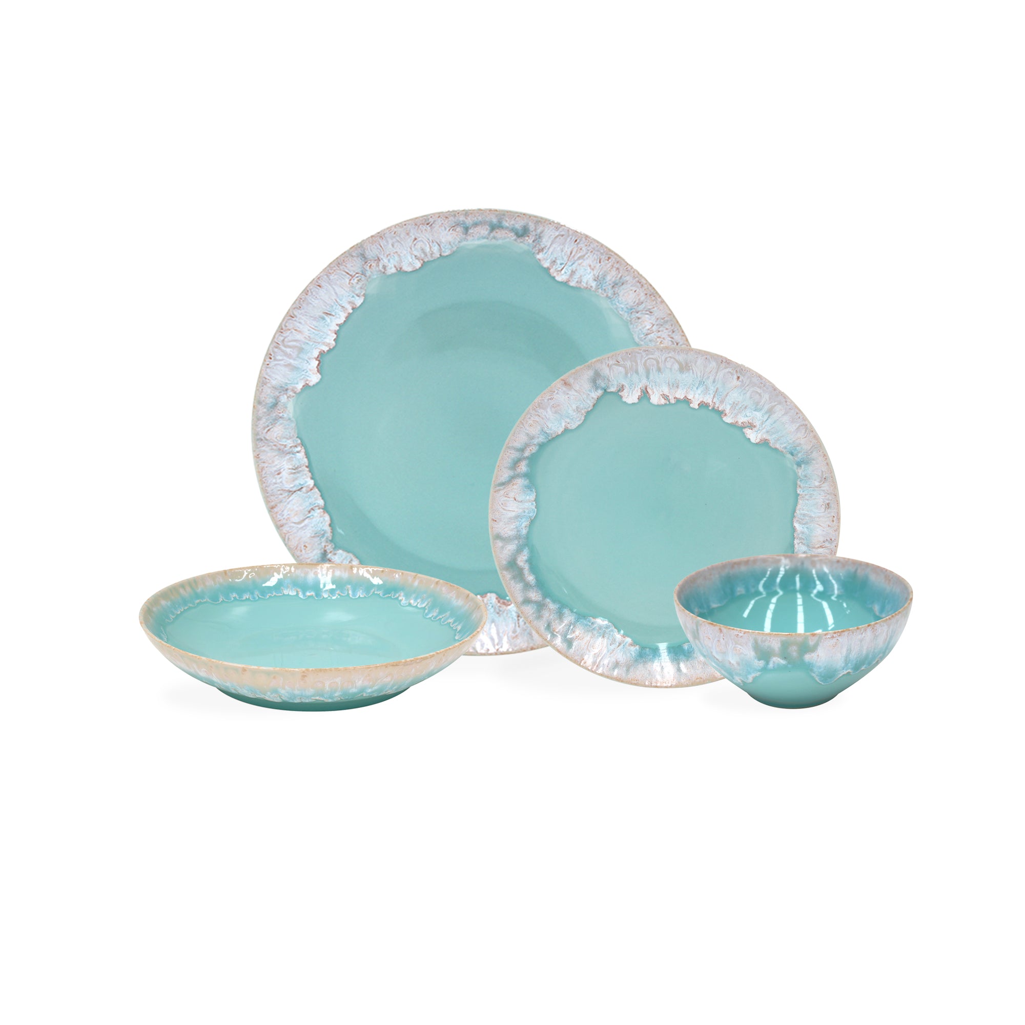 Casafina Taormina Fine Stoneware Dinnerware (Aqua) – Hudson & Vine