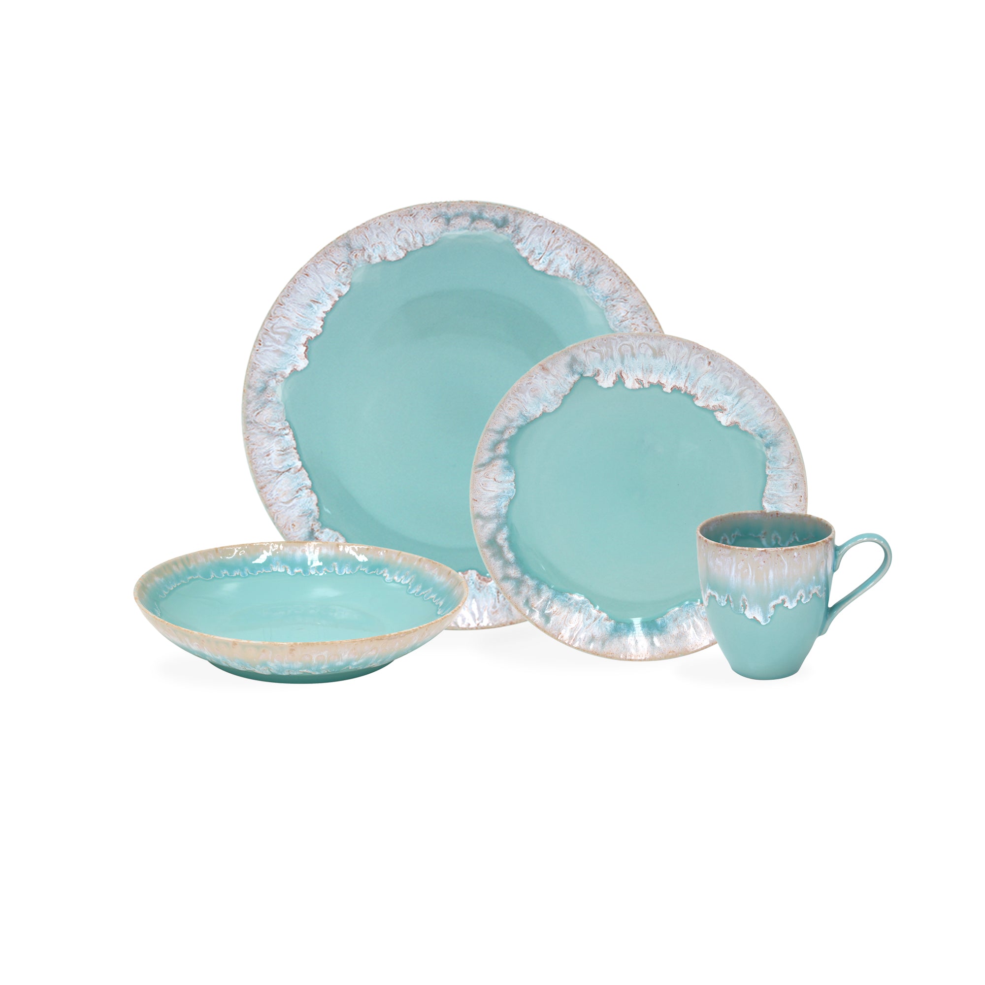 Casafina Taormina Fine Stoneware Dinnerware (Aqua) – Hudson & Vine