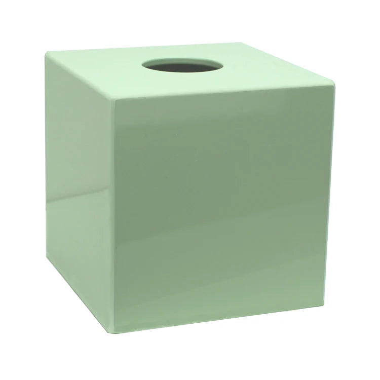 Addison Ross Lacquer Tissue Box Cover (Sage Green)