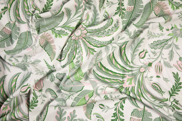 Addison Ross Palm Beach Green Tablecloth