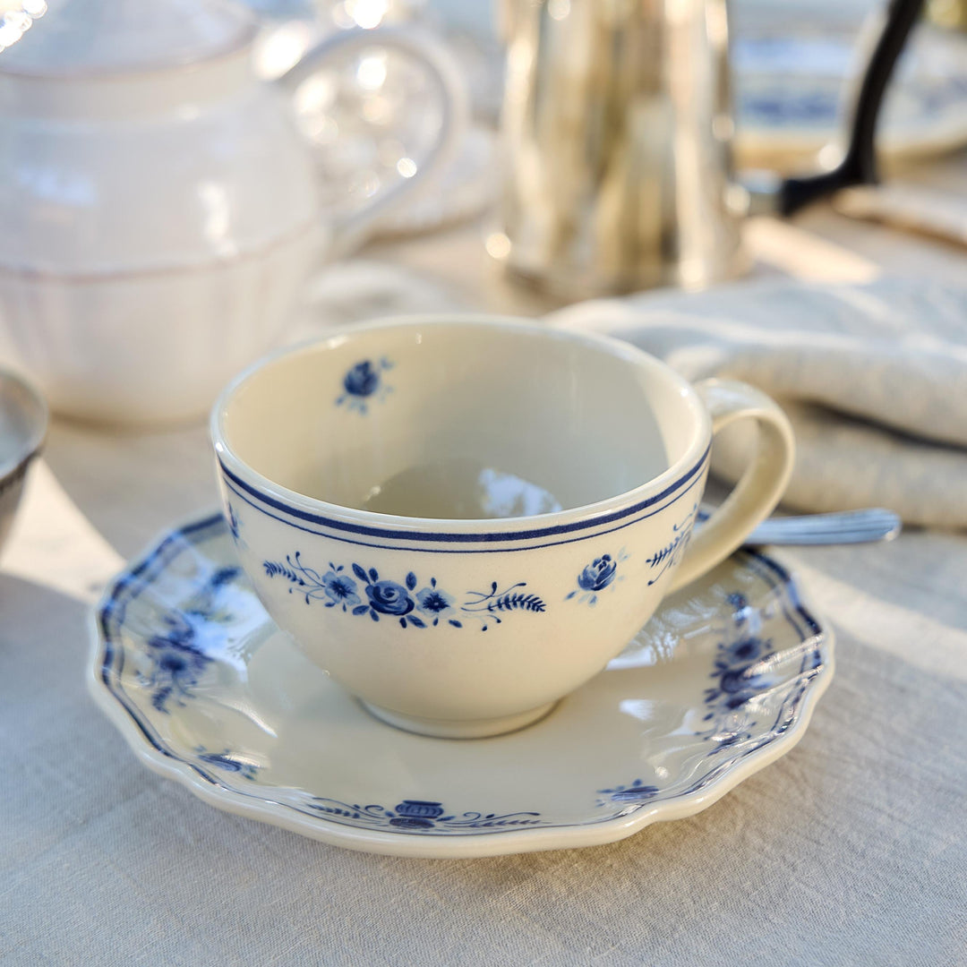 Costa Nova Vila Fine Stoneware Dinnerware (Beige-Blue)