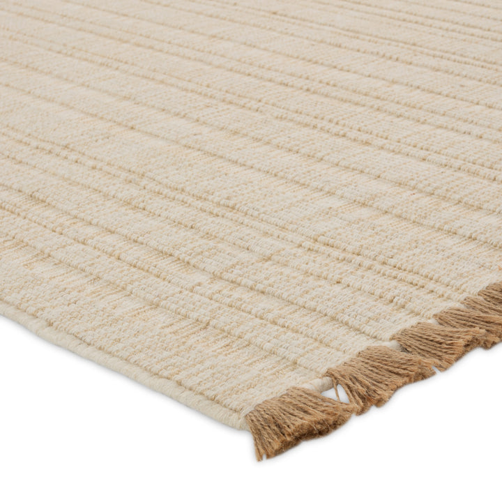 Jaipur Living Bandera Handmade Solid Cream/Beige Area Rug (TIENNE TIE01)