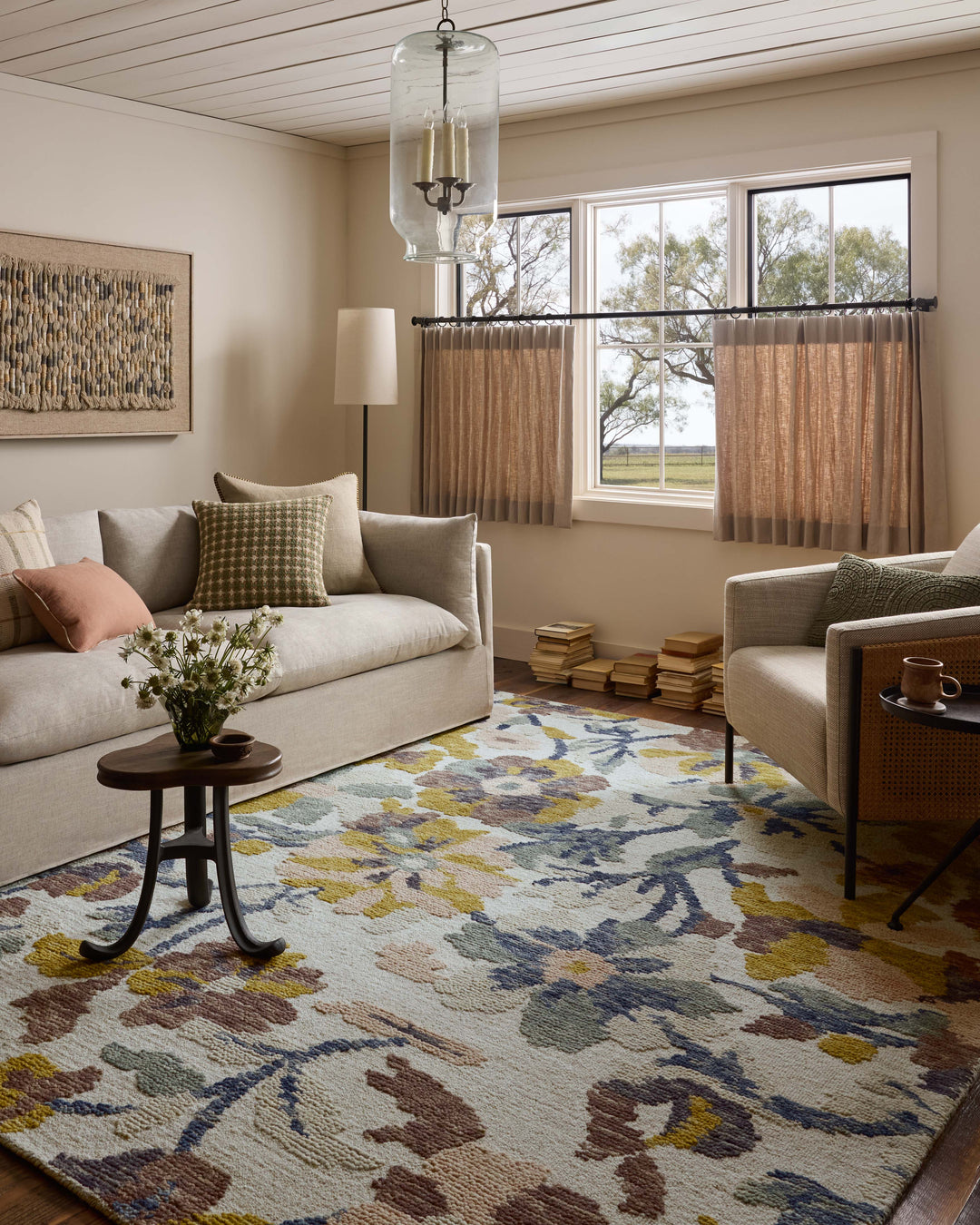 Loloi Tilly Bone / Multi Area Rug (TIL-03)