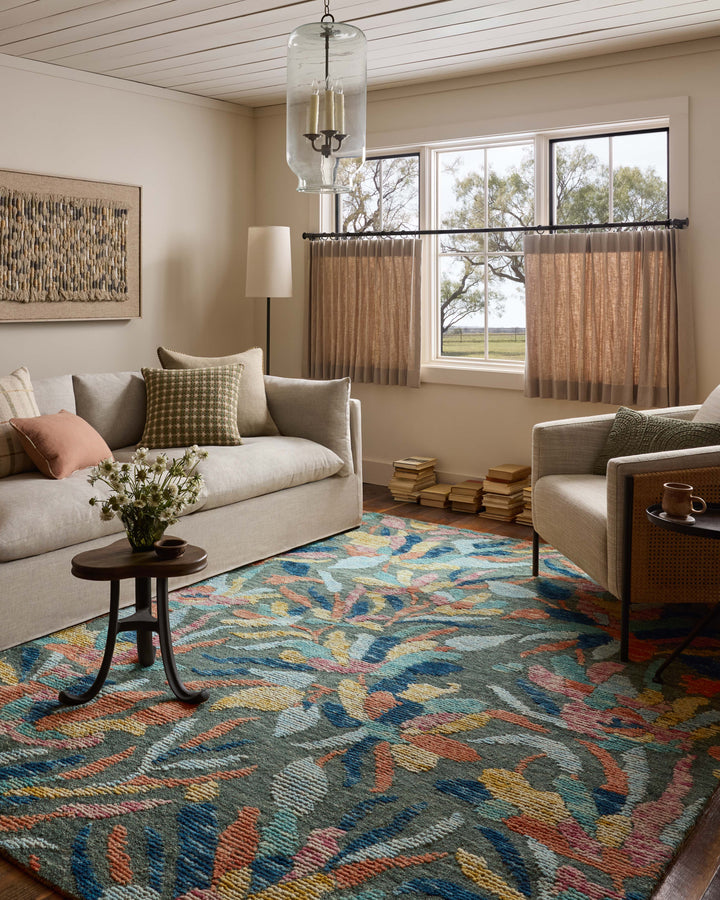 Loloi Tilly Green / Multi Area Rug (TIL-05)