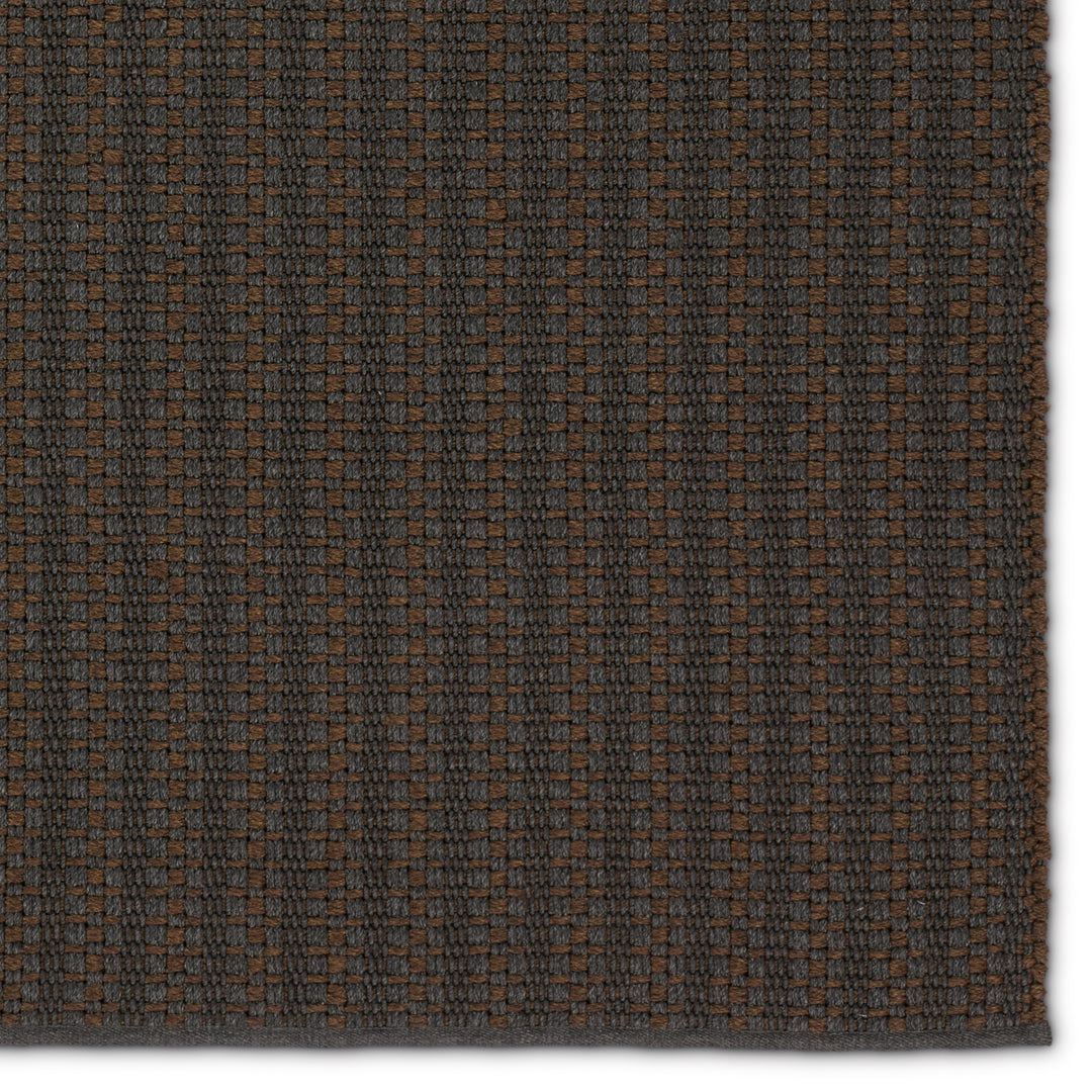 Jaipur Living Elmas Handmade Indoor/Outdoor Striped Gray/Brown Area Rug (TALIN - TLN03)