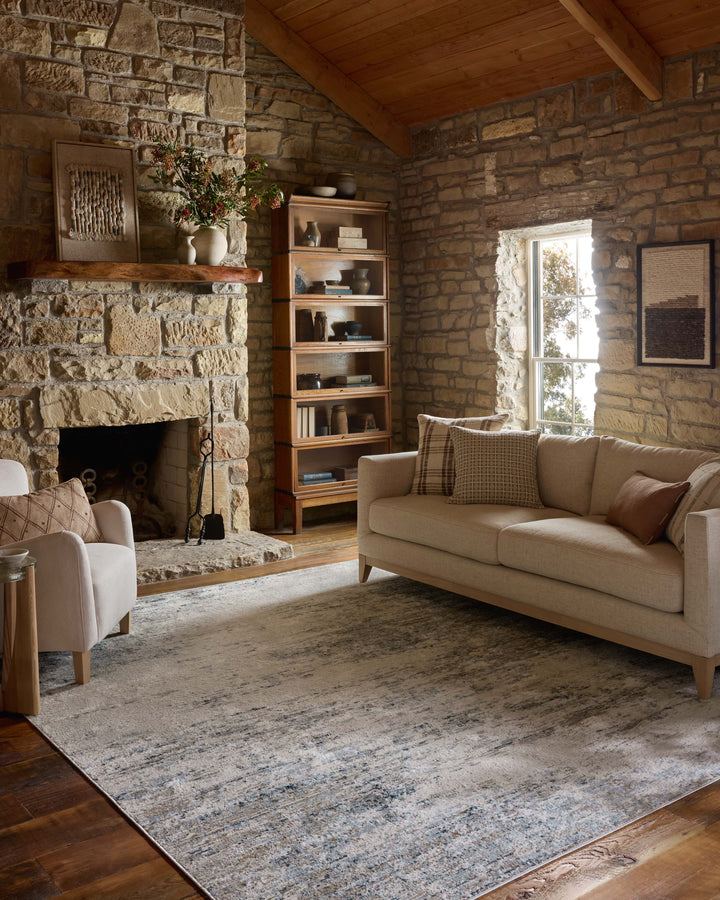 Loloi Townes Ivory / Sky Area Rug (TOW-04)