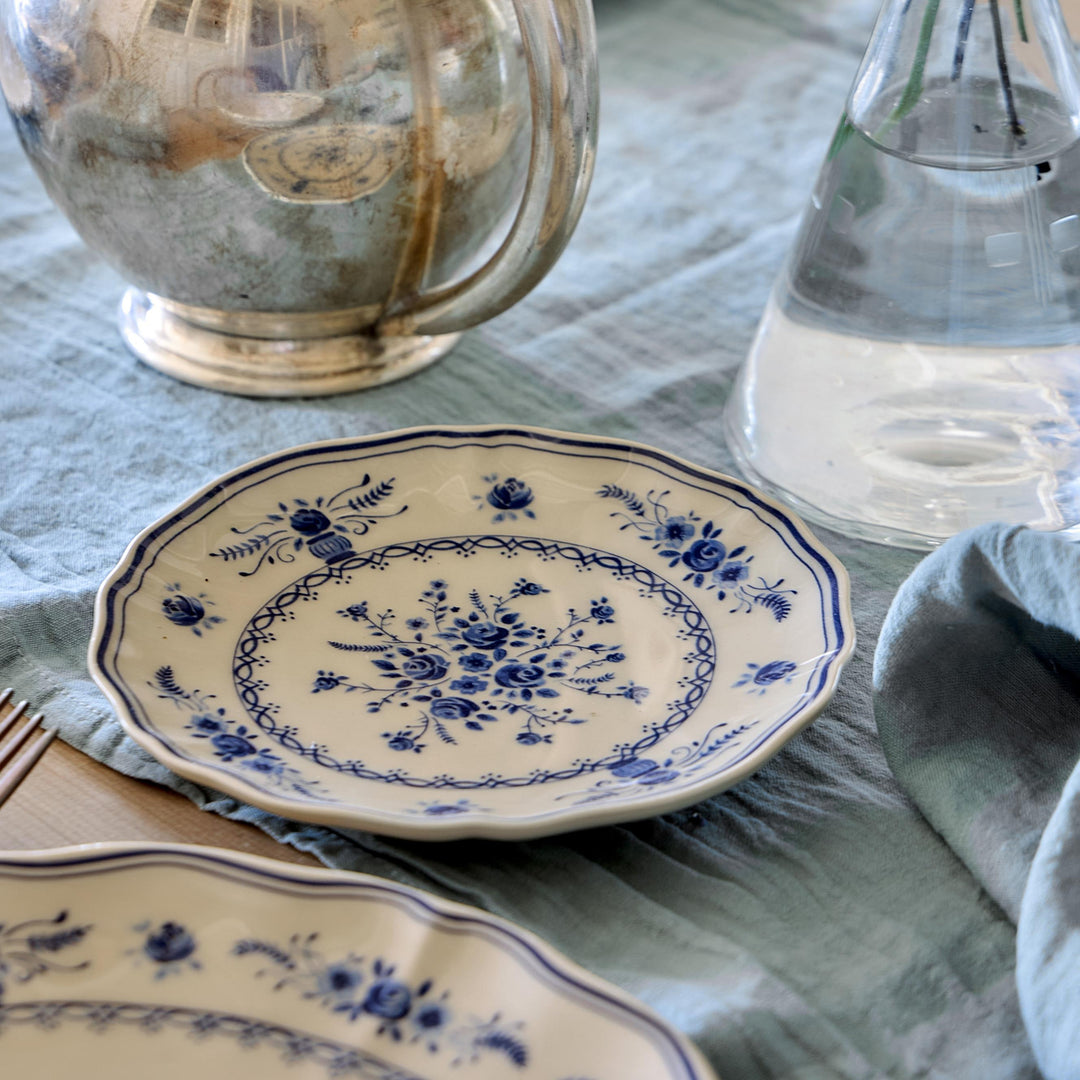 Costa Nova Vila Fine Stoneware Dinnerware (Beige-Blue)