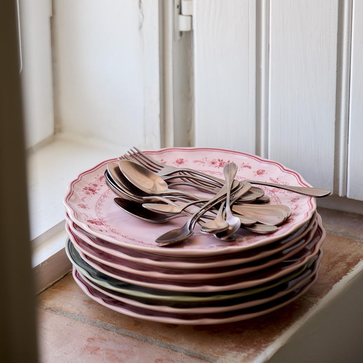 Costa Nova Vila Fine Stoneware Dinnerware (Pink-Red)