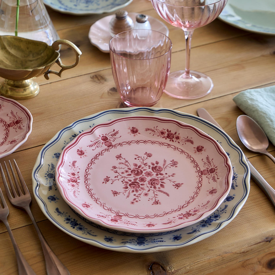 Costa Nova Vila Fine Stoneware Dinnerware (Pink-Red)