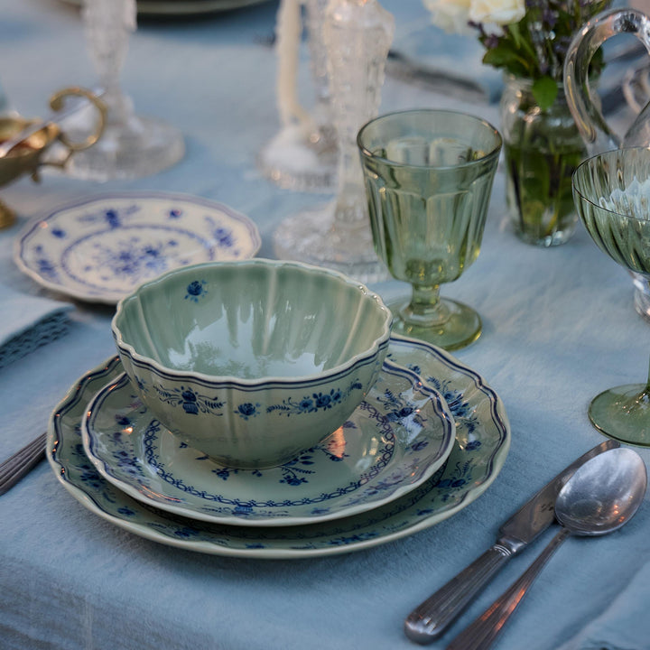 Costa Nova Vila Fine Stoneware Dinnerware (Olive-Blue)