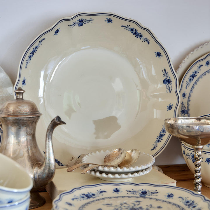 Costa Nova Vila Fine Stoneware Dinnerware (Beige-Blue)