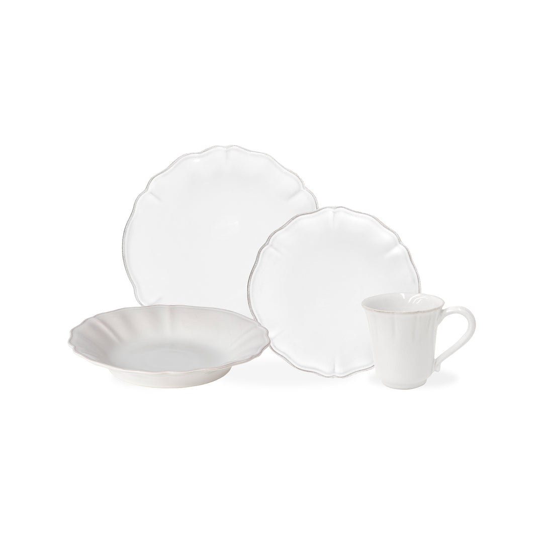 Costa Nova Alentejo Fine Stoneware Dinnerware (White)