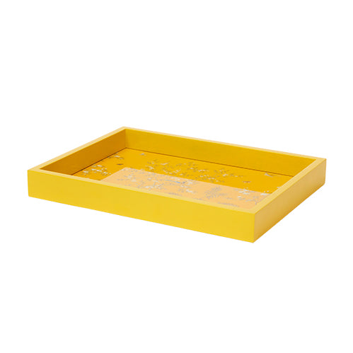 Addison Ross Chinoiserie Yellow Lacquer Tray (11x8)