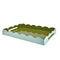 Addison Ross Lacquer Two-Tone Scallop Tray (Eau De Nil & Khaki) 26