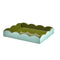 Addison Ross Lacquer Two-Tone Scallop Tray (Eau De Nil & Khaki) 11