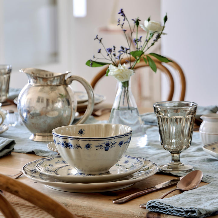 Costa Nova Vila Fine Stoneware Dinnerware (Beige-Blue)