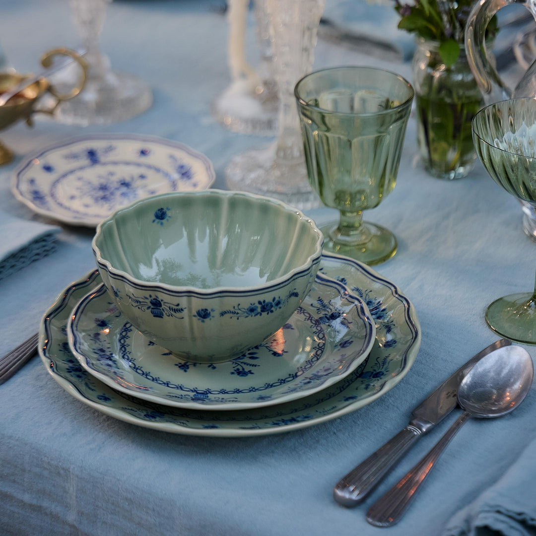 Costa Nova Vila Fine Stoneware Dinnerware (Olive-Blue)