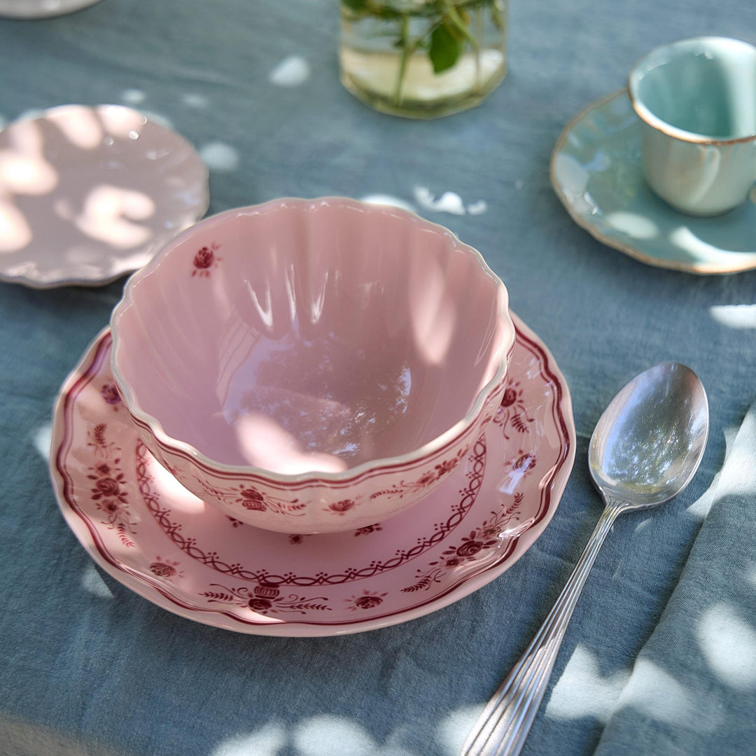 Costa Nova Vila Fine Stoneware Dinnerware (Pink-Red)