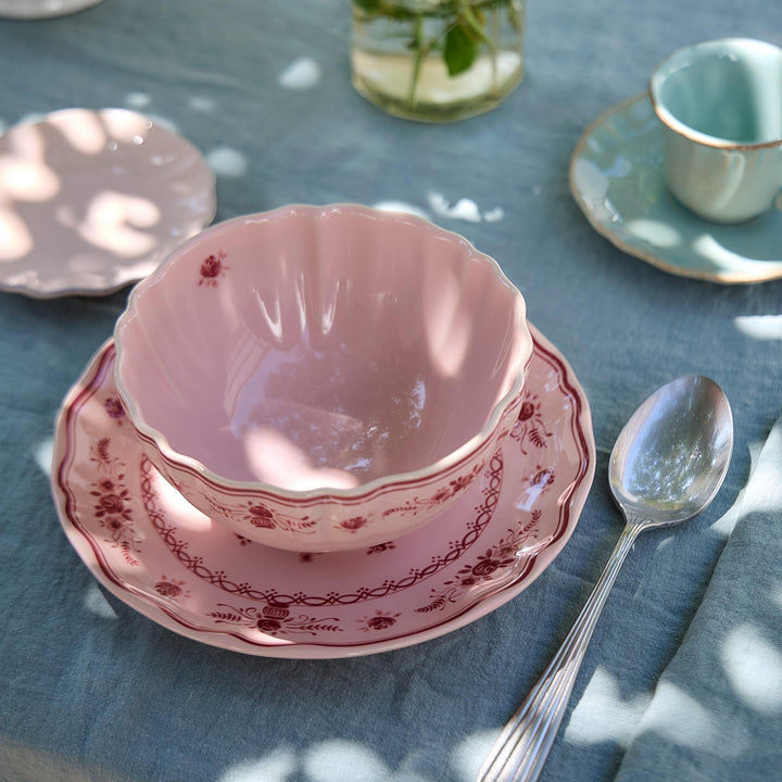 Costa Nova Vila Fine Stoneware Dinnerware (Pink-Red)