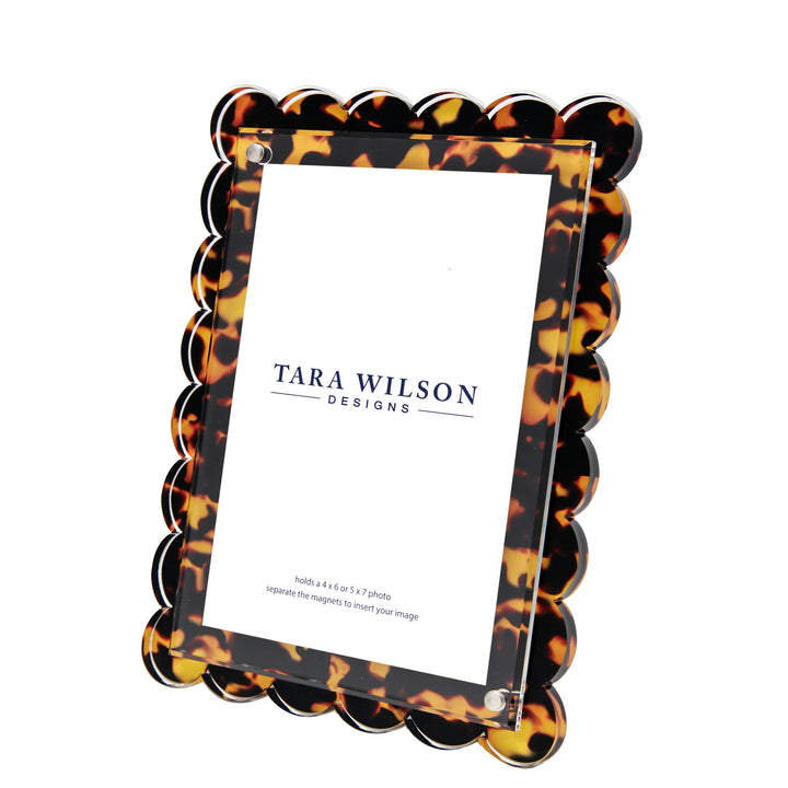 Tara Wilson Design Scallop Picture Frame (Tortoise)