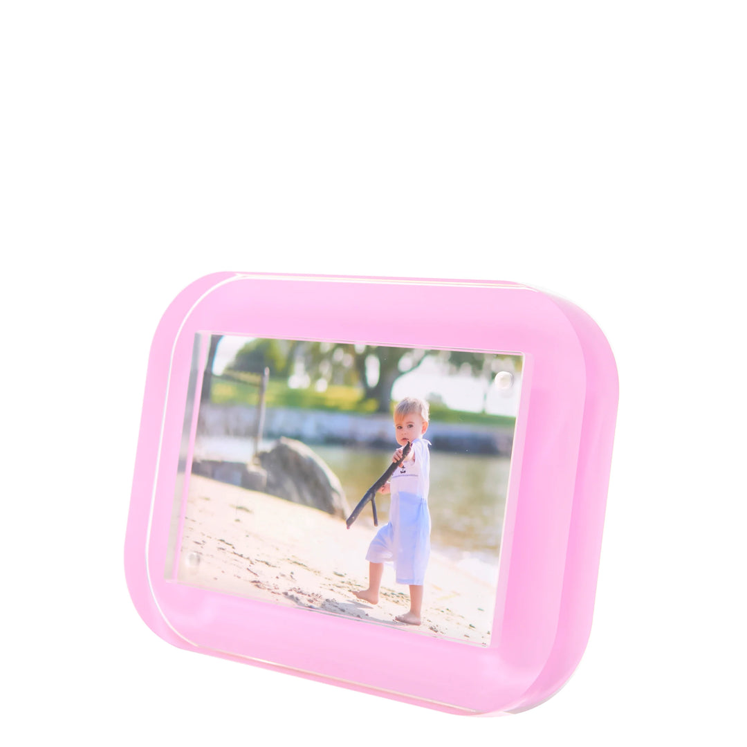 Tara Wilson Designs Pop Acrylic Picture Frame (Pastel Pink)